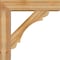 Ekena Millwork Olympic Block Rough Sawn Bracket w/ Offset Brace, Western Red Cedar, 8"W x 34"D x 34"H BKT0806X34X34OLY05RWR - alternate 3